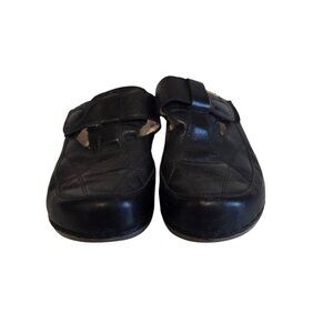 Volk's Walkers Well-Being Closed Toe Sandals Mules Women's Euro Size 39 Black